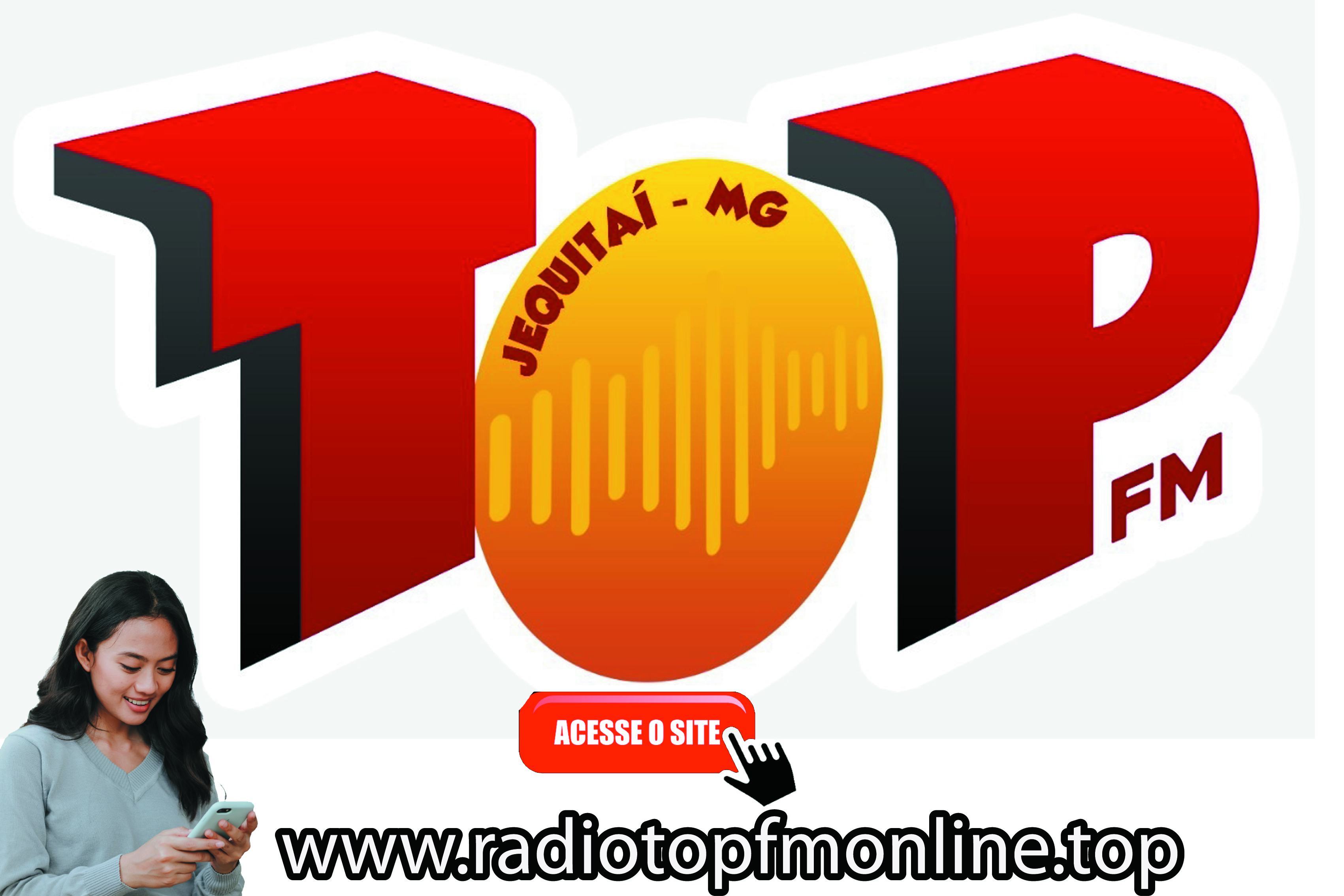 Logo da rádio Rádio Top Norte FM Jequitai-MG