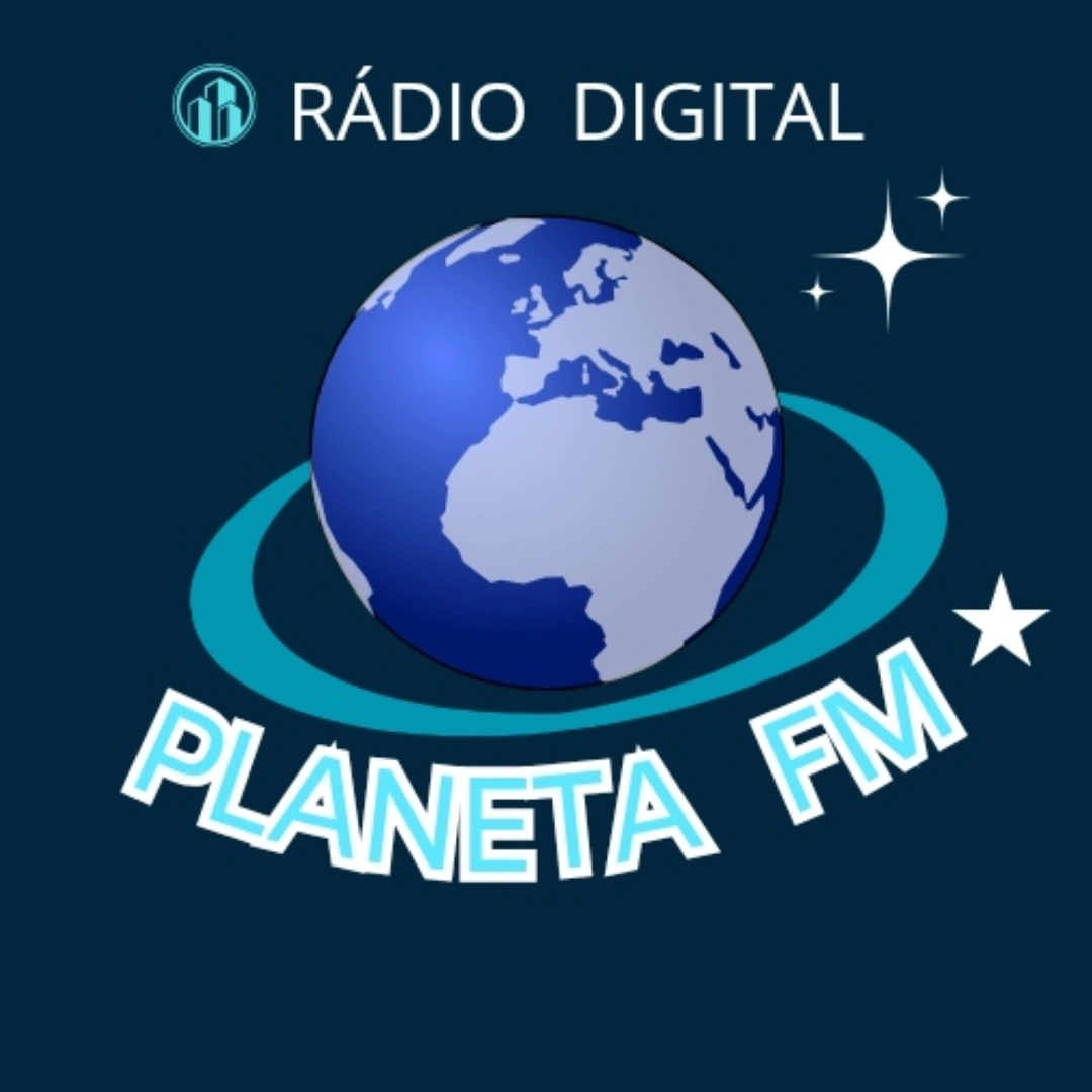 Logo da rádio RÁDIO DIGITAL PLANETA FM.