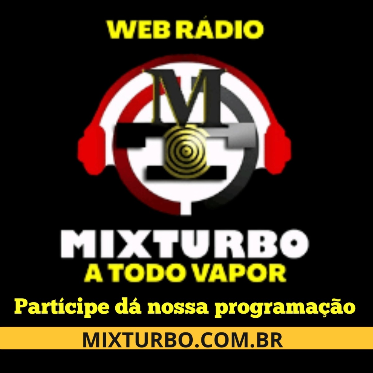 Logo da rádio Web Rádio Mix turbo