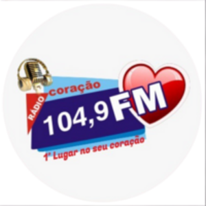 Logo da rádio RÁDIO CORAÇÃO FM 104,9