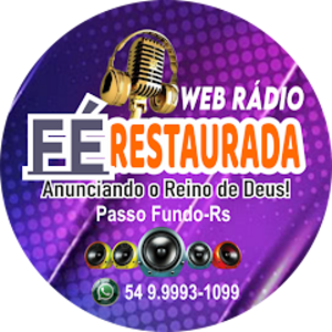 Logo da rádio WEB RÁDIO FÉ RESTAURADA