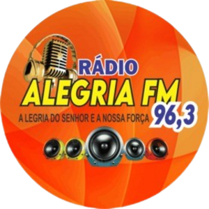 Logo da rádio RÁDIO ALEGRIA FM 96,3
